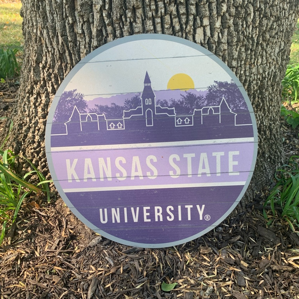 Kansas State University Campus Skyline Sign